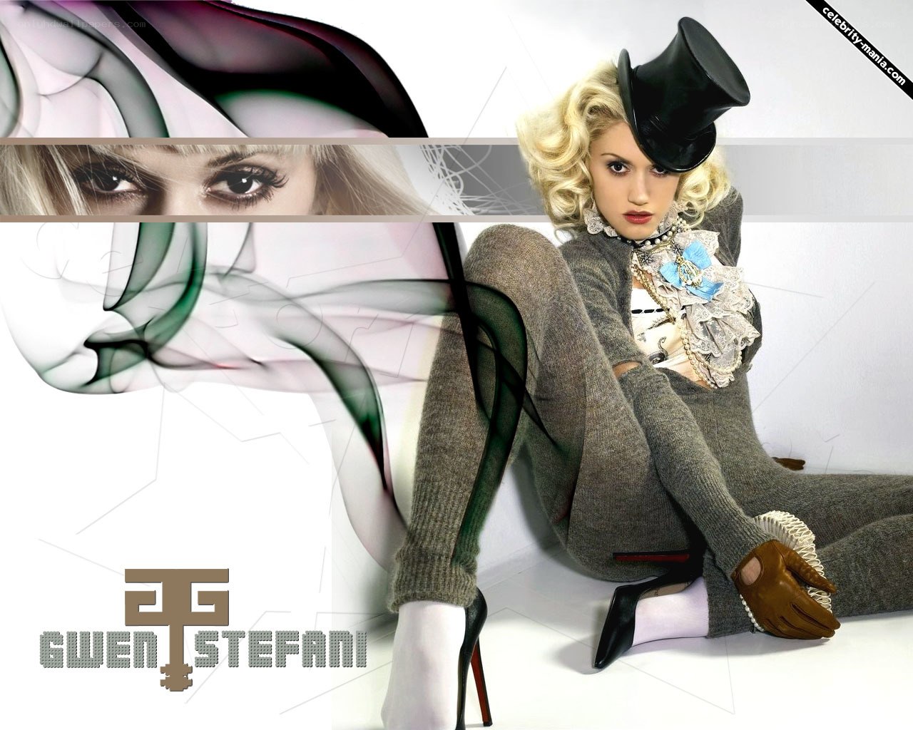 Gwen Stefani in top hat
