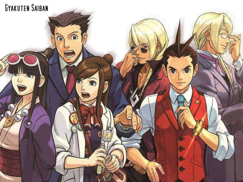 Gyakuten Saiban characters