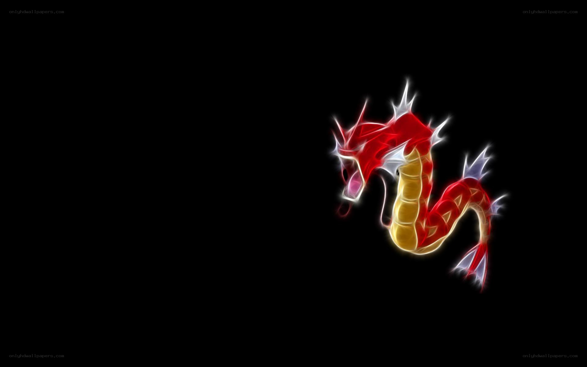 Gyarados glowing artwork