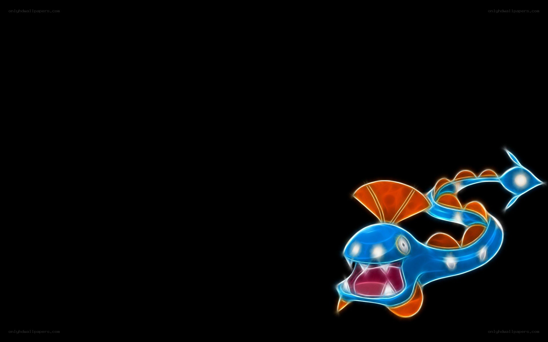 Gyarados glowing artwork
