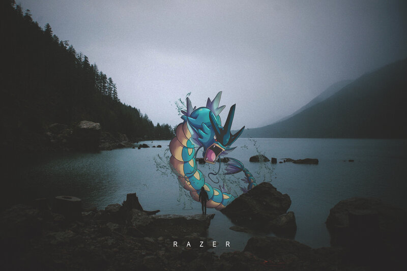 Gyarados in Lake