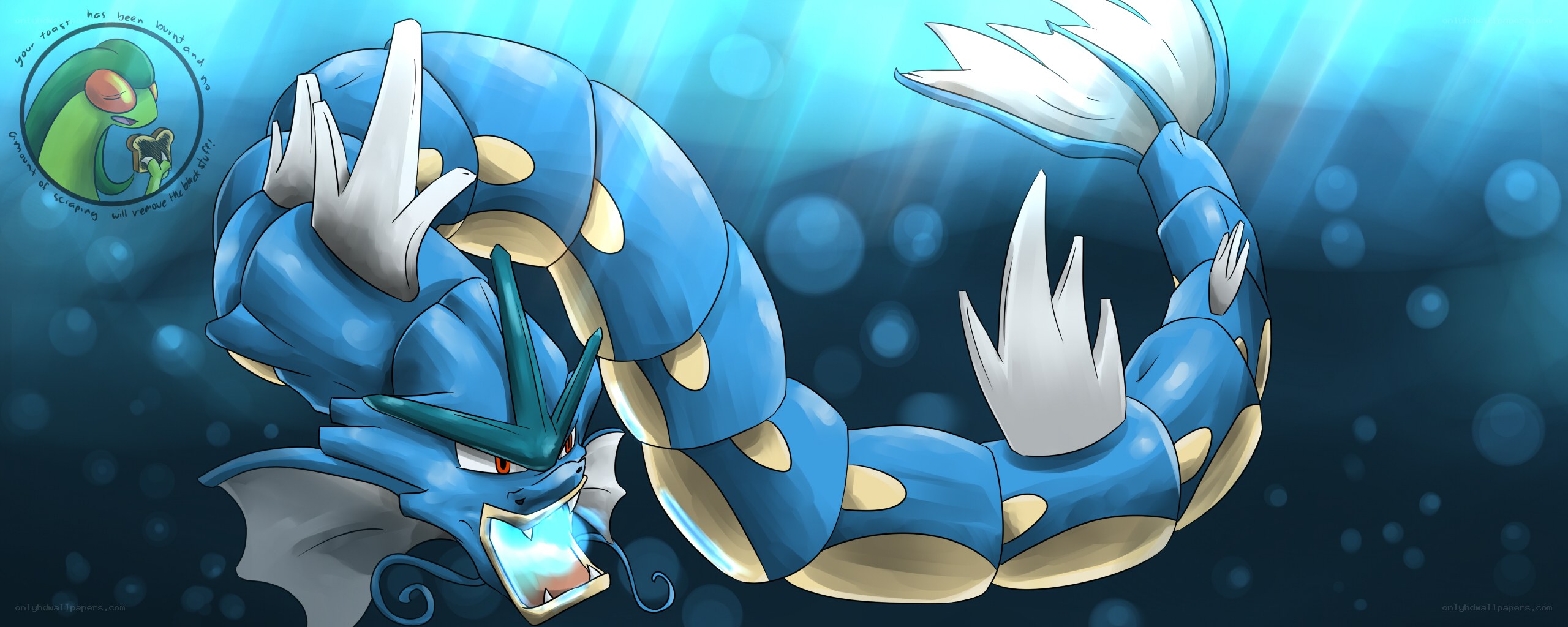 Gyarados in the deep sea