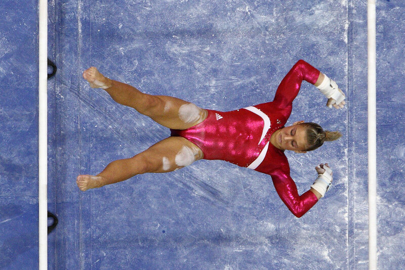 Gymnast on Floor