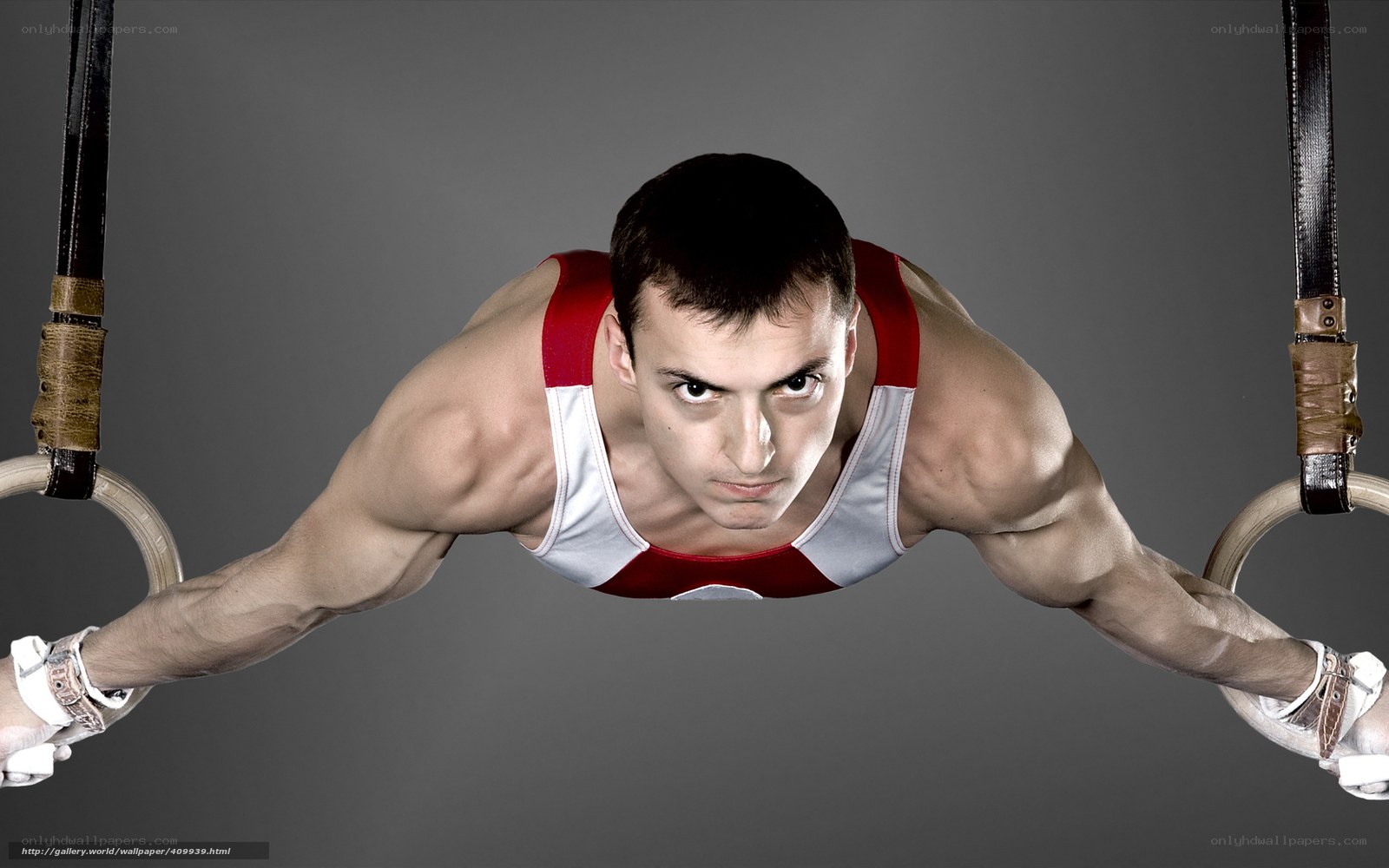 gymnast on rings