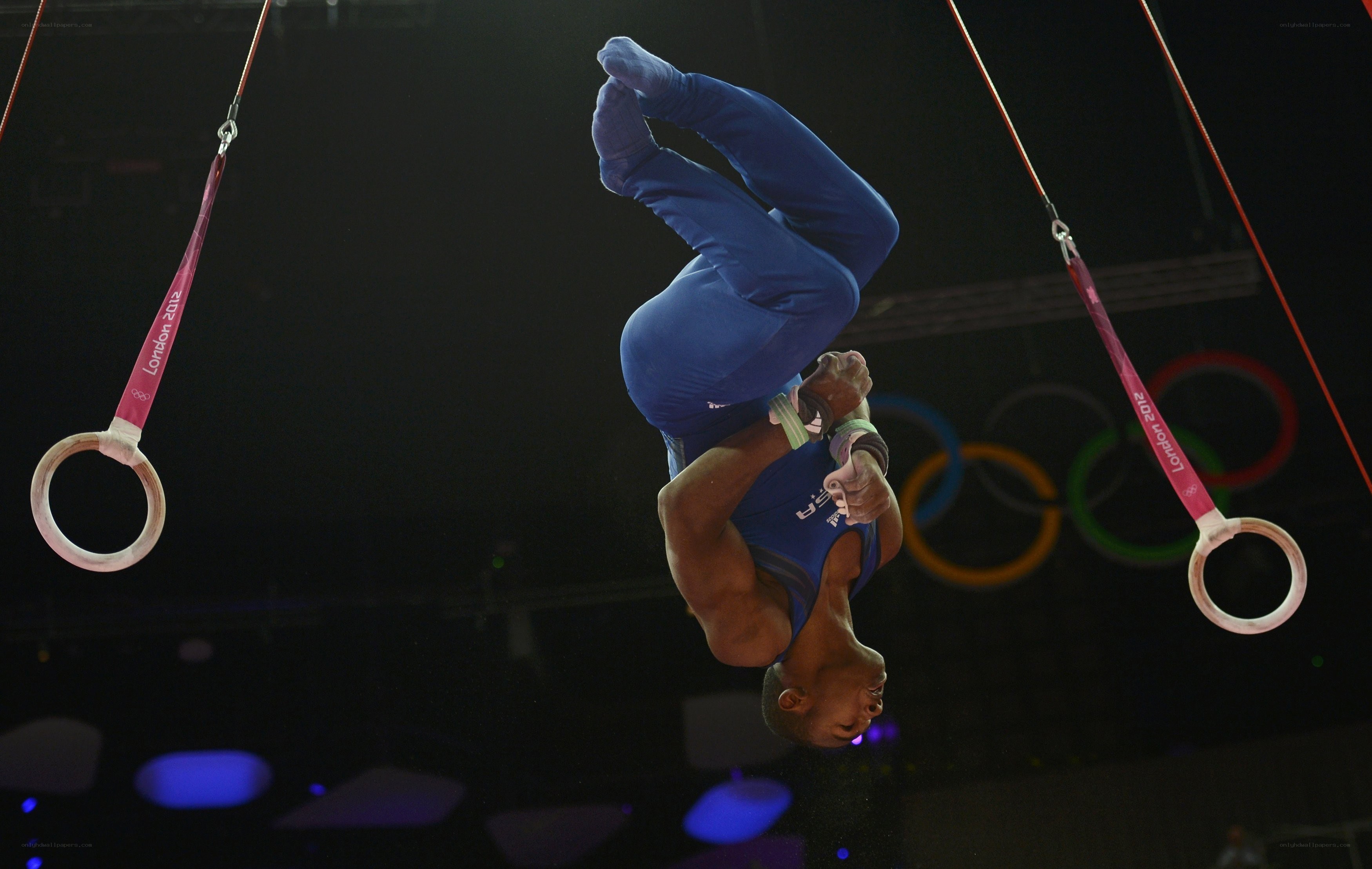 gymnast on rings