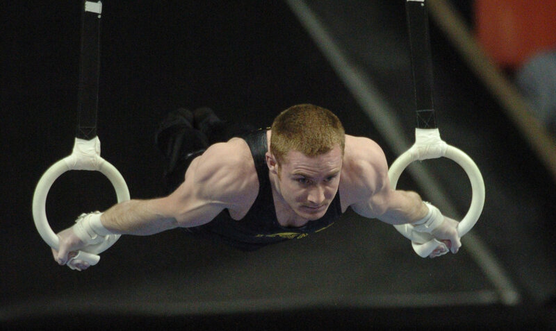 Gymnast on Rings — Black