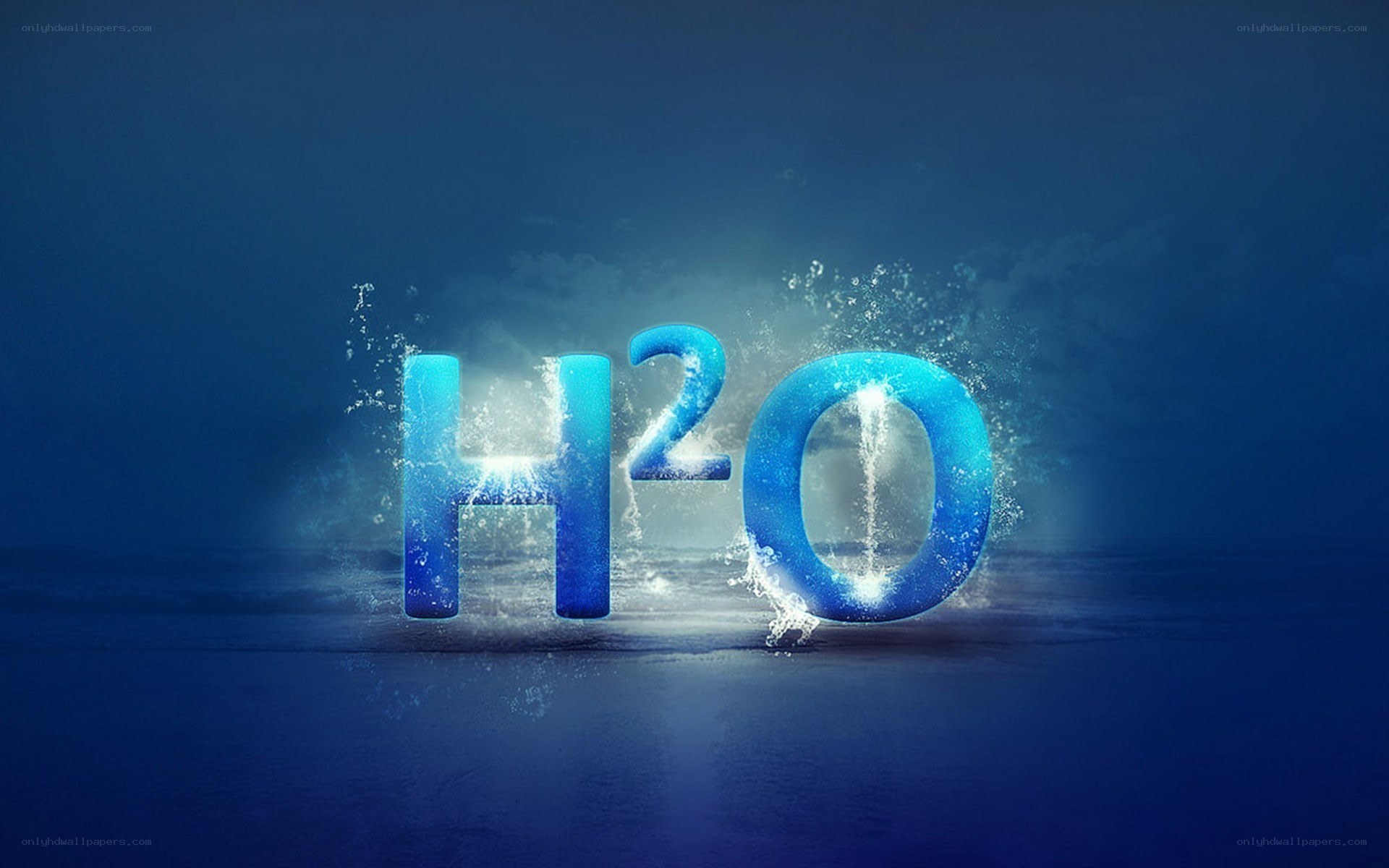 H2O water molecule