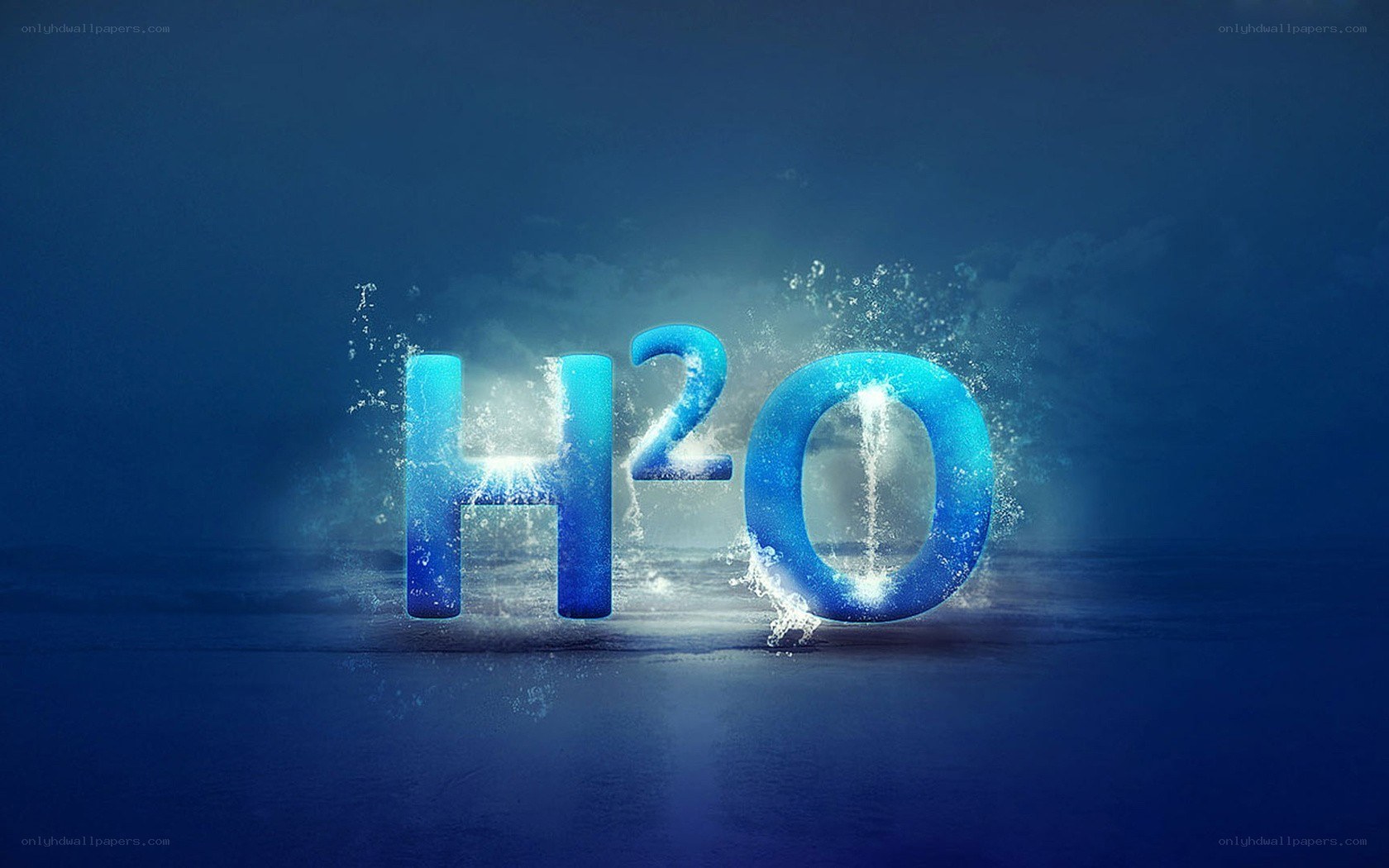 H2O water molecule