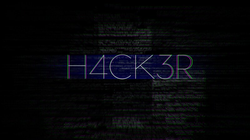 H4CK3P Text on Code — Black