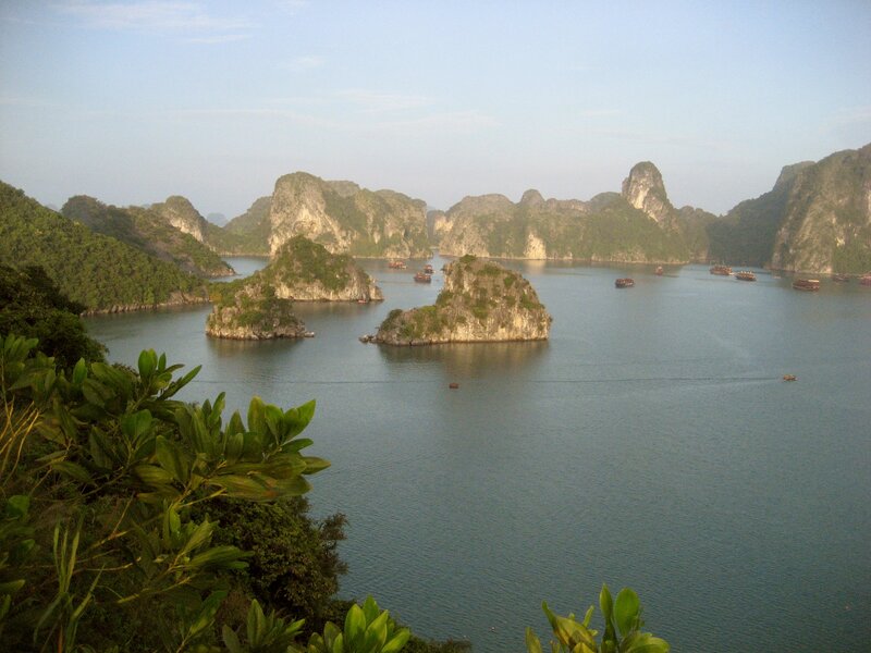 Ha Long Bay landscape view