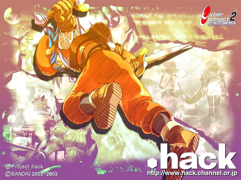 Hack anime character action
