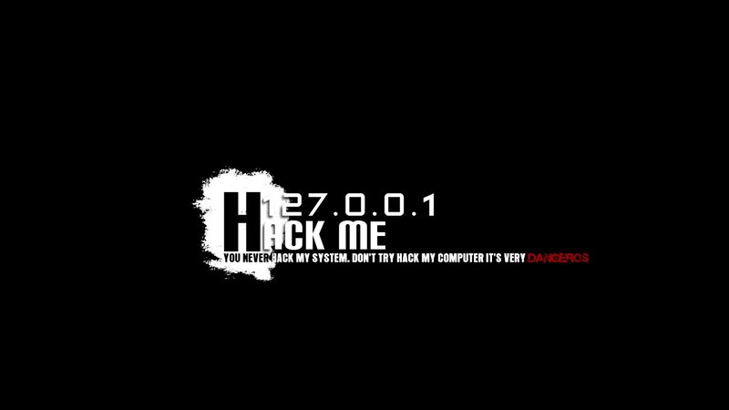 Hack Me system warning