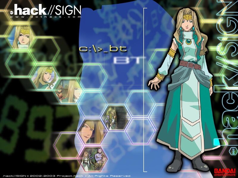 Hack//Sign character art