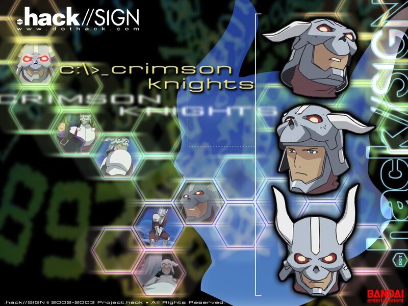 Hack//Sign Crimson Knights artwork