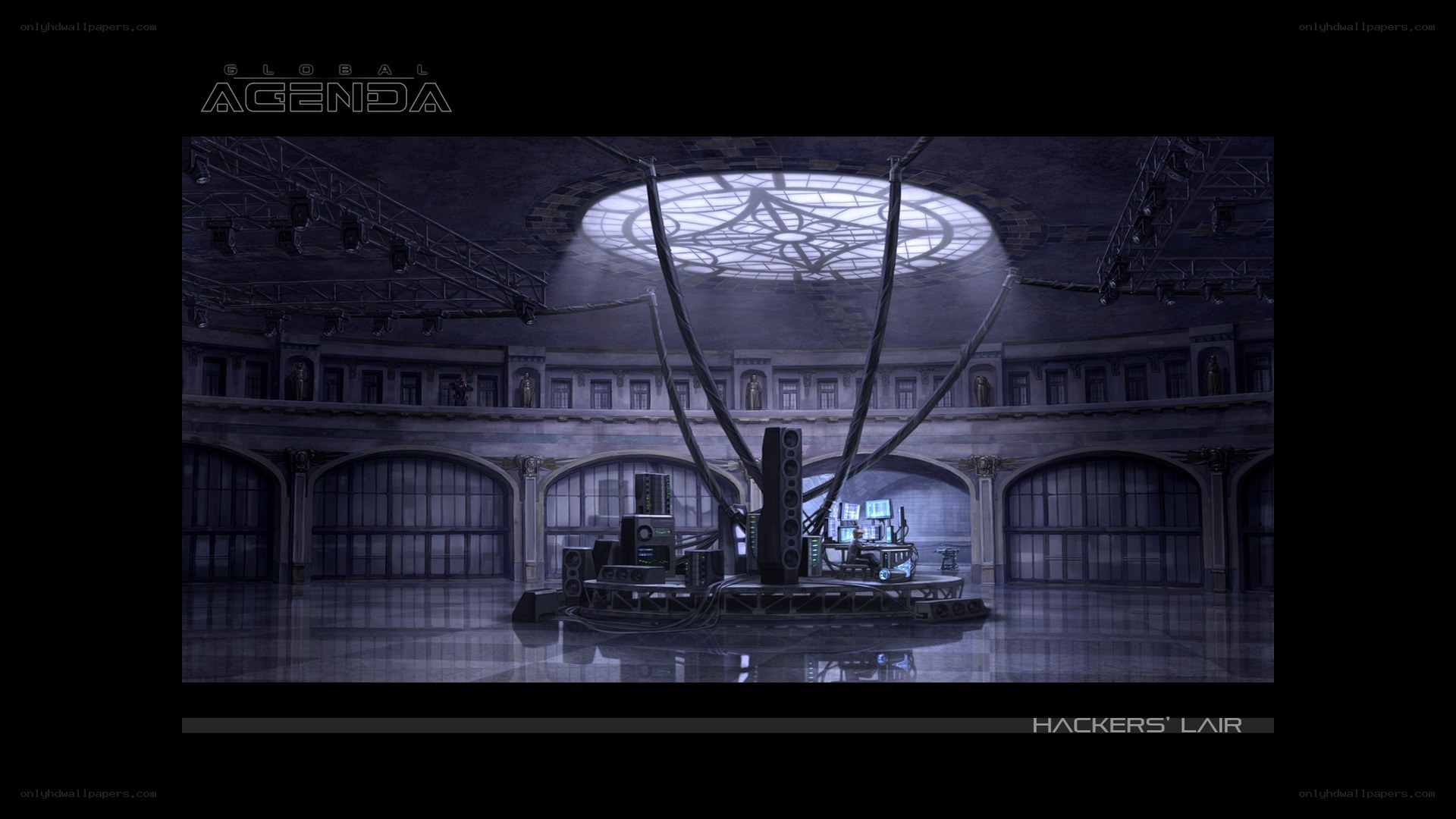 Hacker's Lair Concept Art