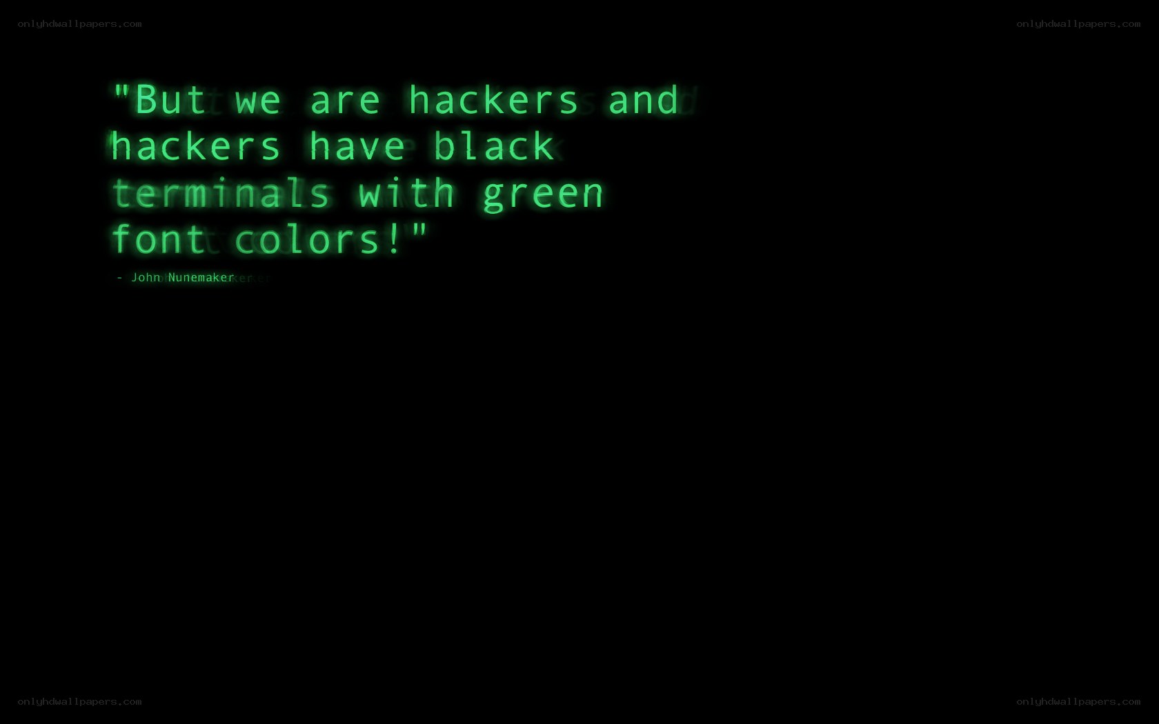 hacker terminal quote