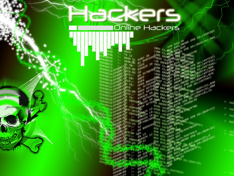 Hacker theme with skull and code
