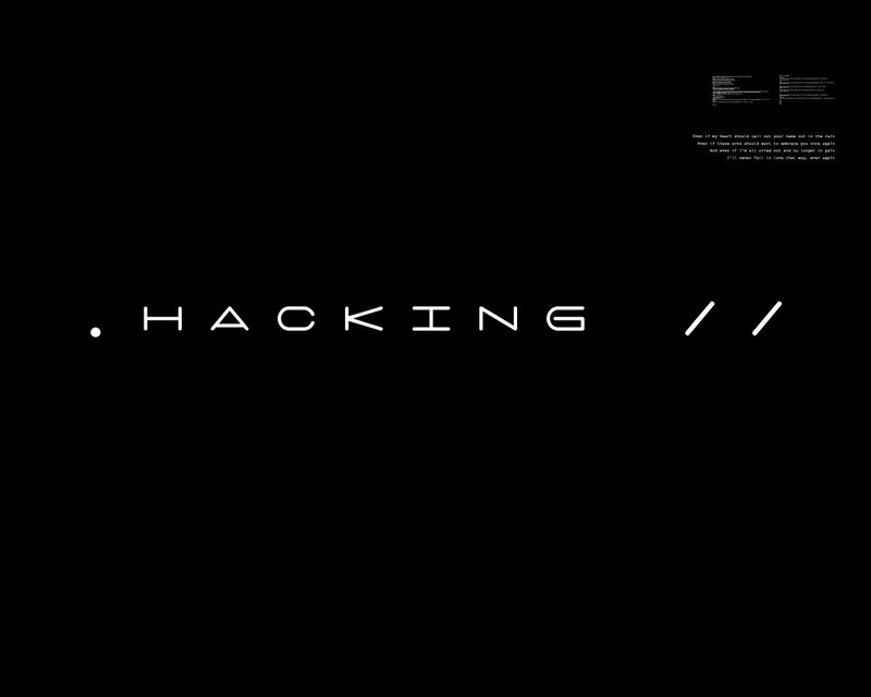 .HACKING // — Black