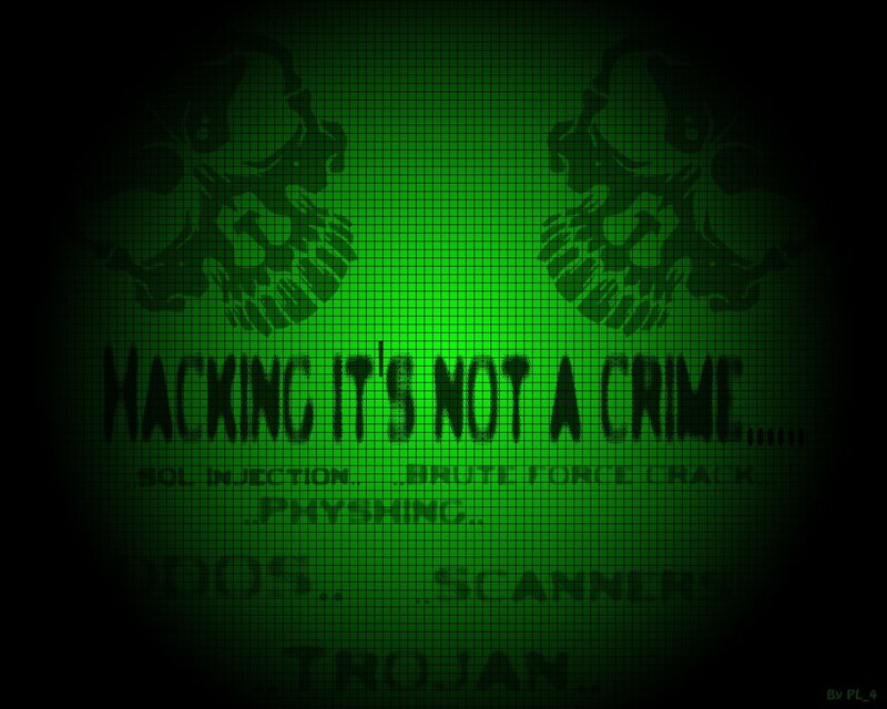 hacking not a crime wallpaper