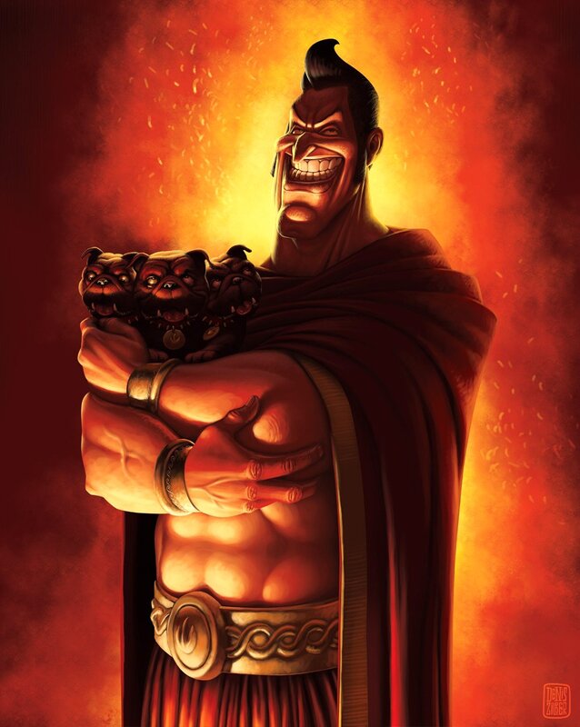 Hades with Cerberus