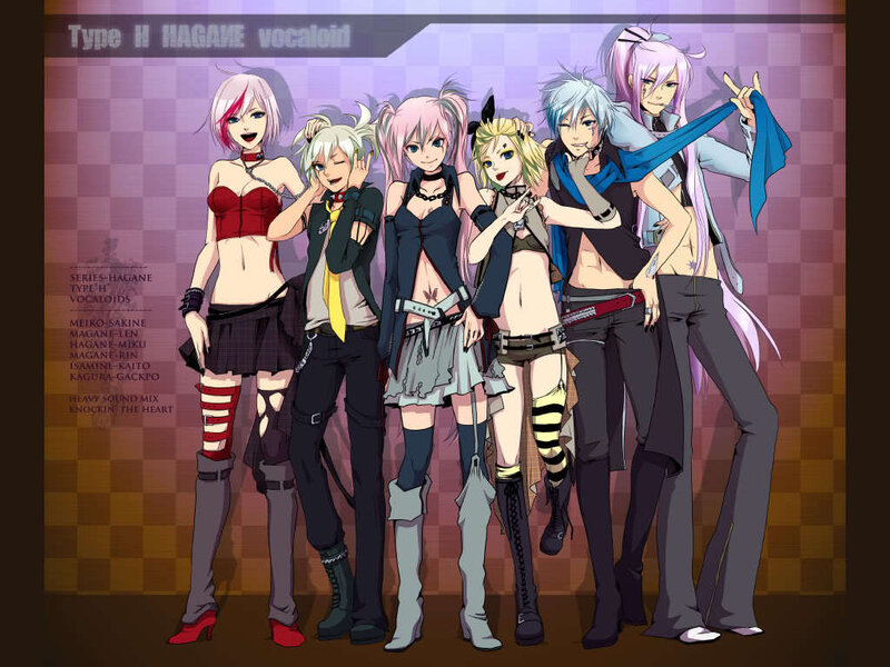 Hagane Vocaloid Characters