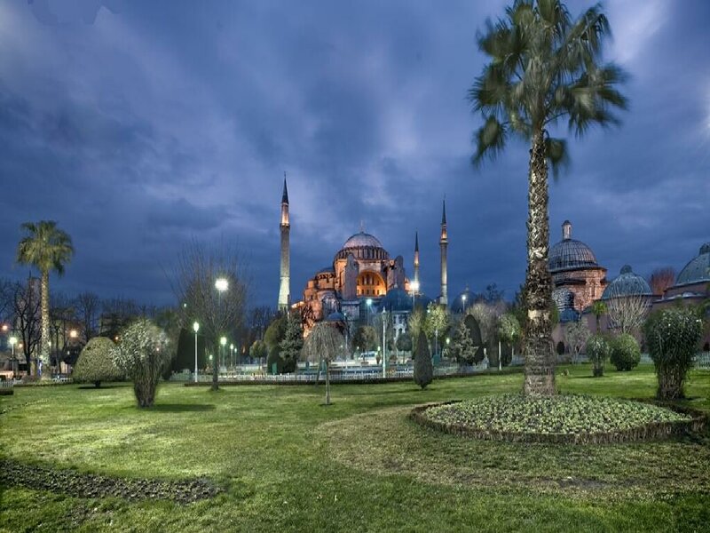Hagia Sophia at dusk
