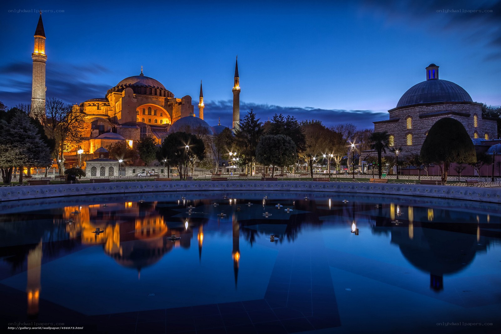 Hagia Sophia at dusk