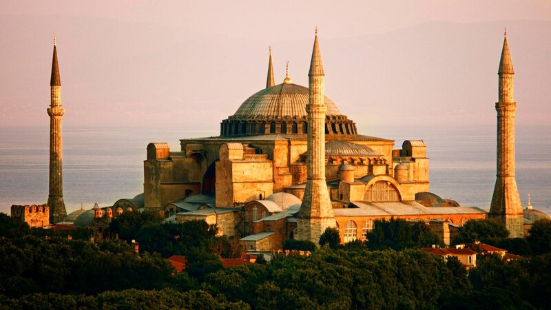 Hagia Sophia at sunset