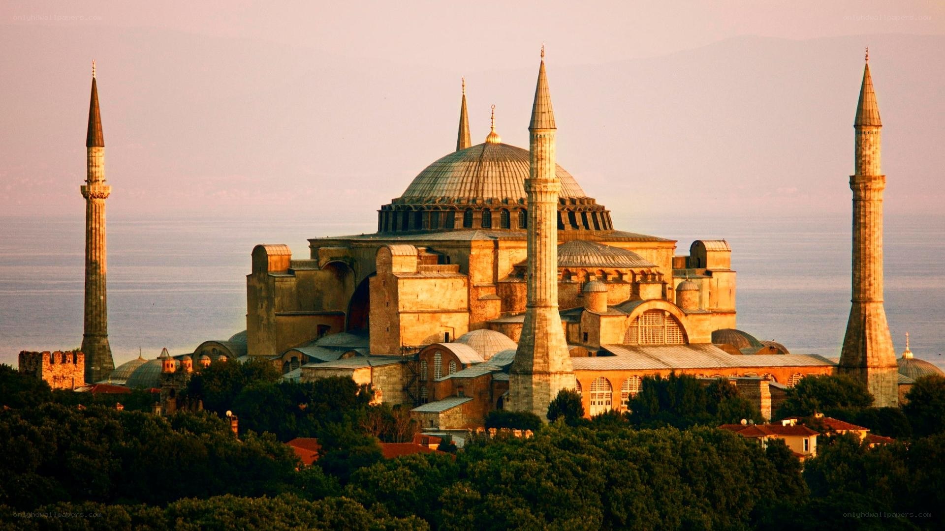 Hagia Sophia at sunset
