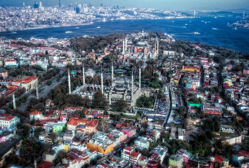Hagia Sophia Complex — Blue, Dramatic