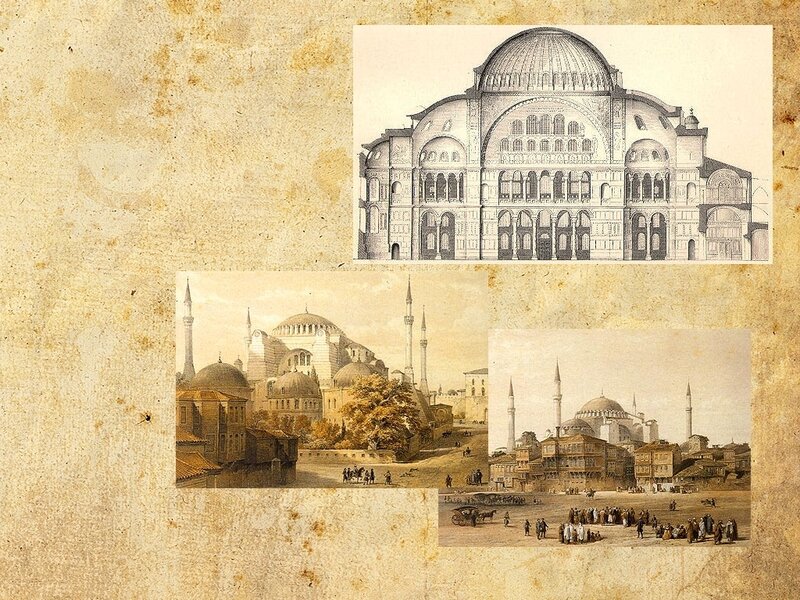 Hagia Sophia historical views