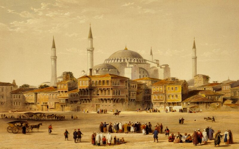Hagia Sophia in Istanbul — Brown