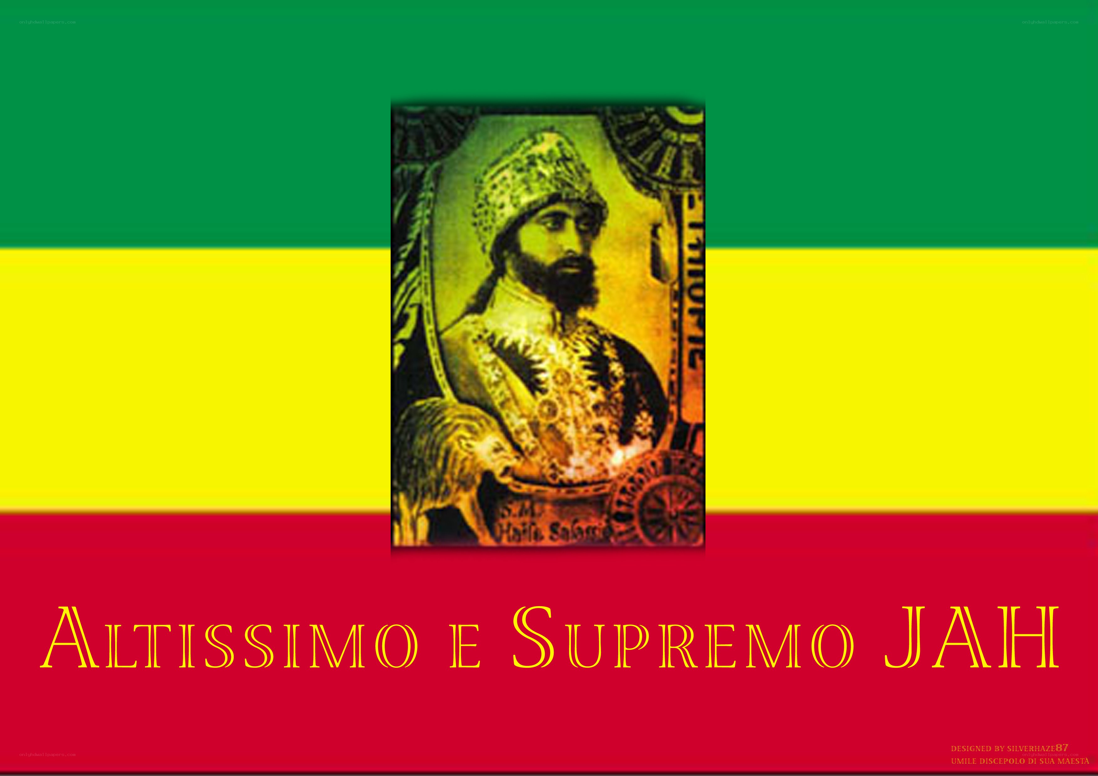 Haile Selassie and Rastafari text