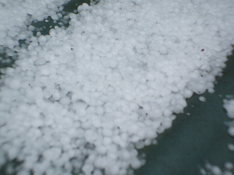 Hailstones on Surface