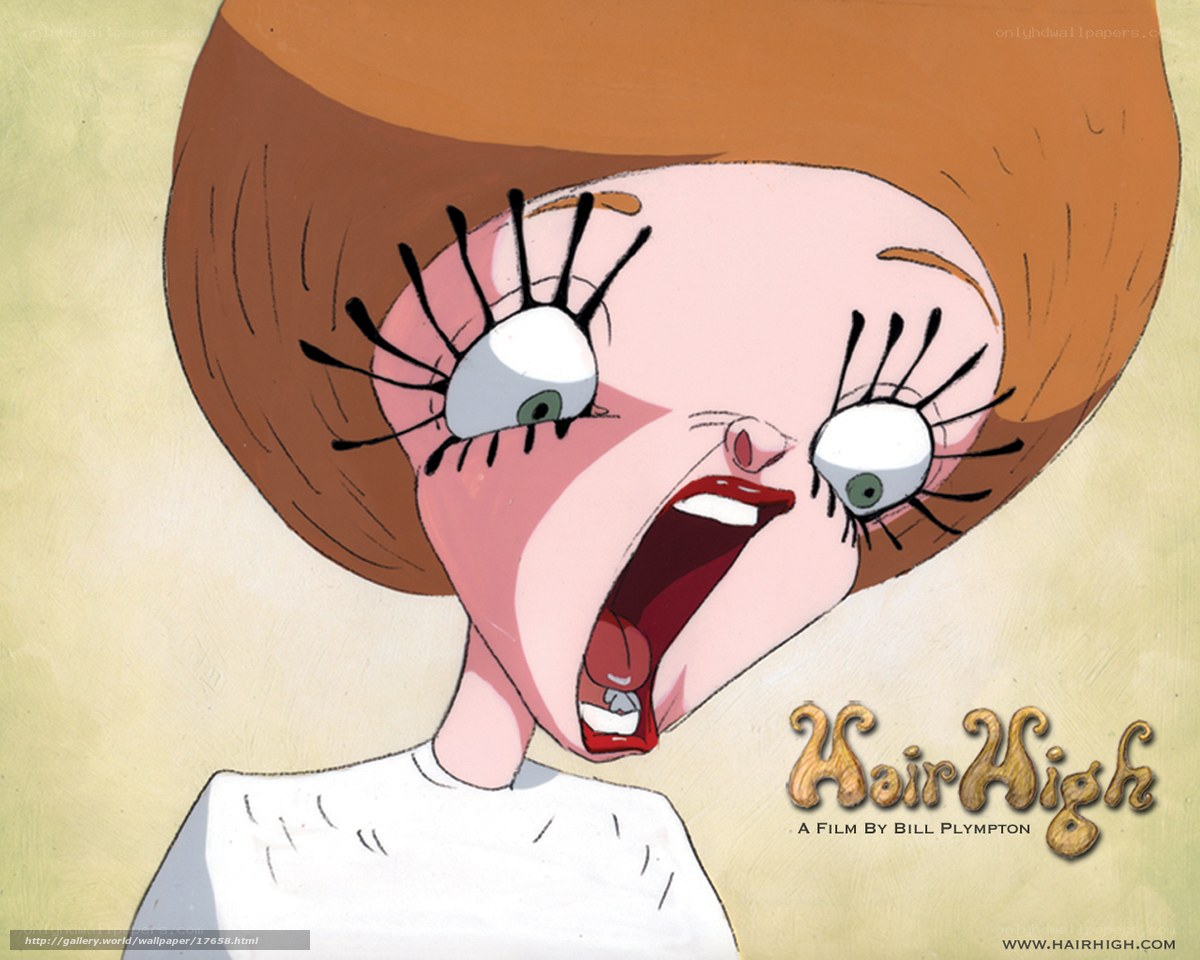 Hair High character close-up