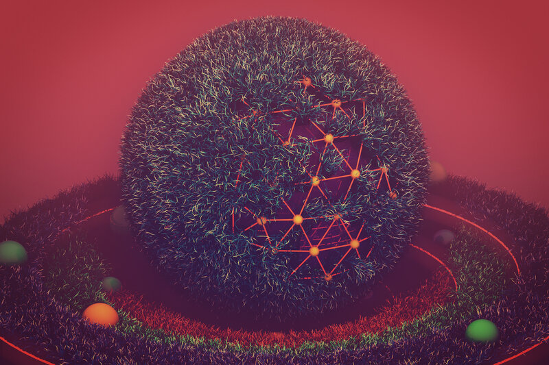 Hairy Sphere with Network