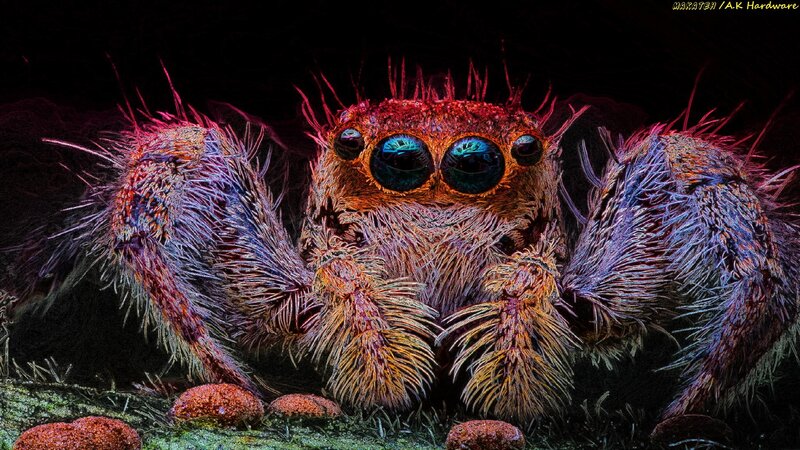 Hairy Spider Close-up