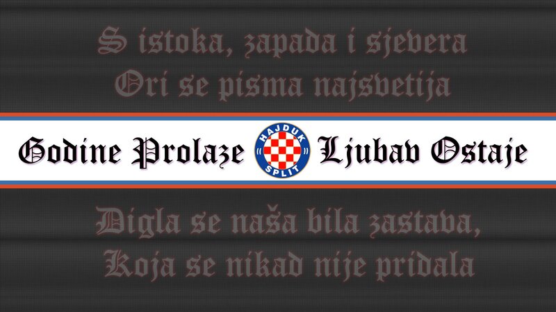 Hajduk Split fan video