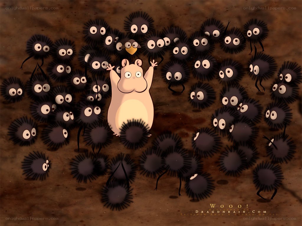 Haku and soot sprites