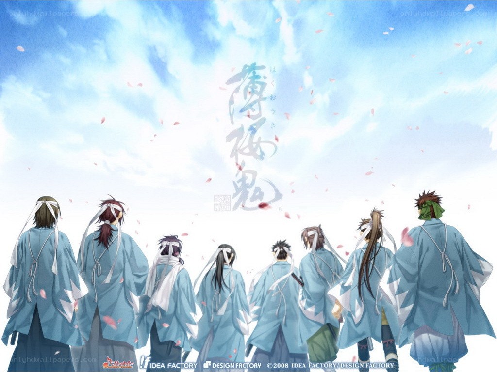 Hakuouki anime group scene
