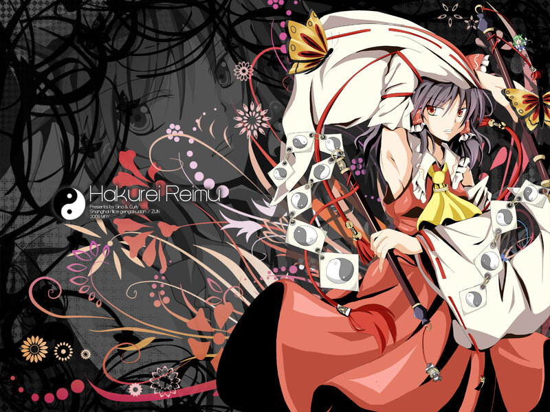 Hakurei Reimu character art