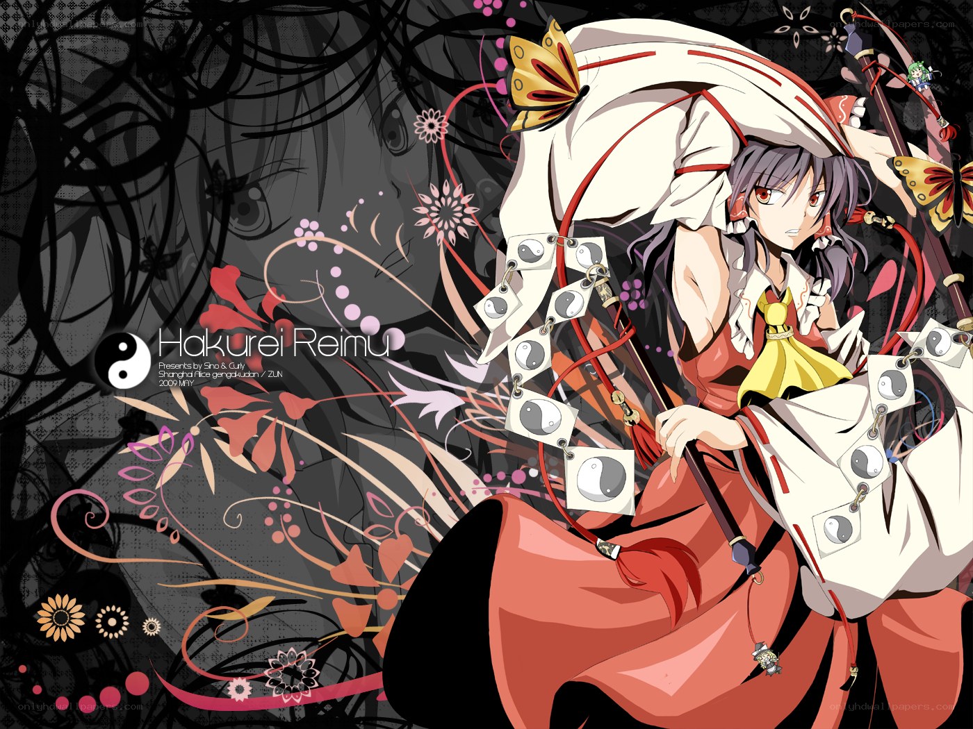 Hakurei Reimu character art