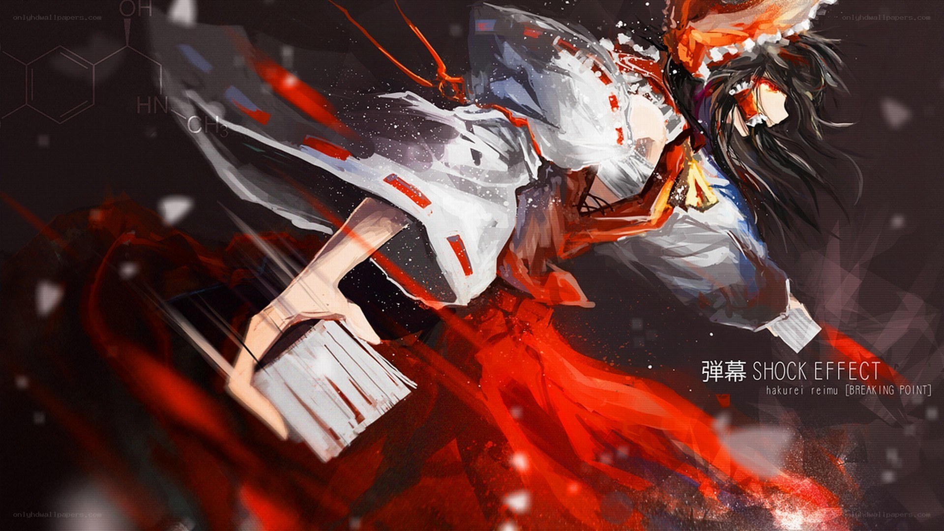Hakurei Reimu in action