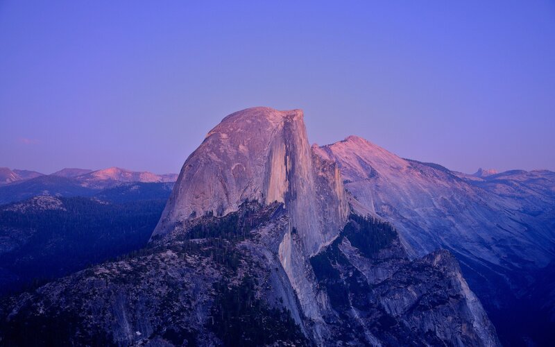 Half Dome at dawn