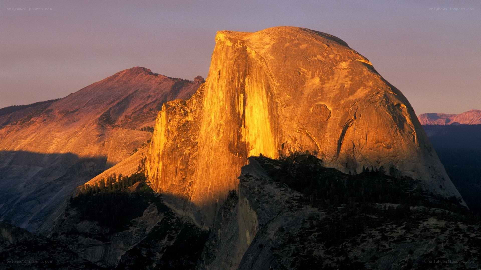Half Dome at sunrise