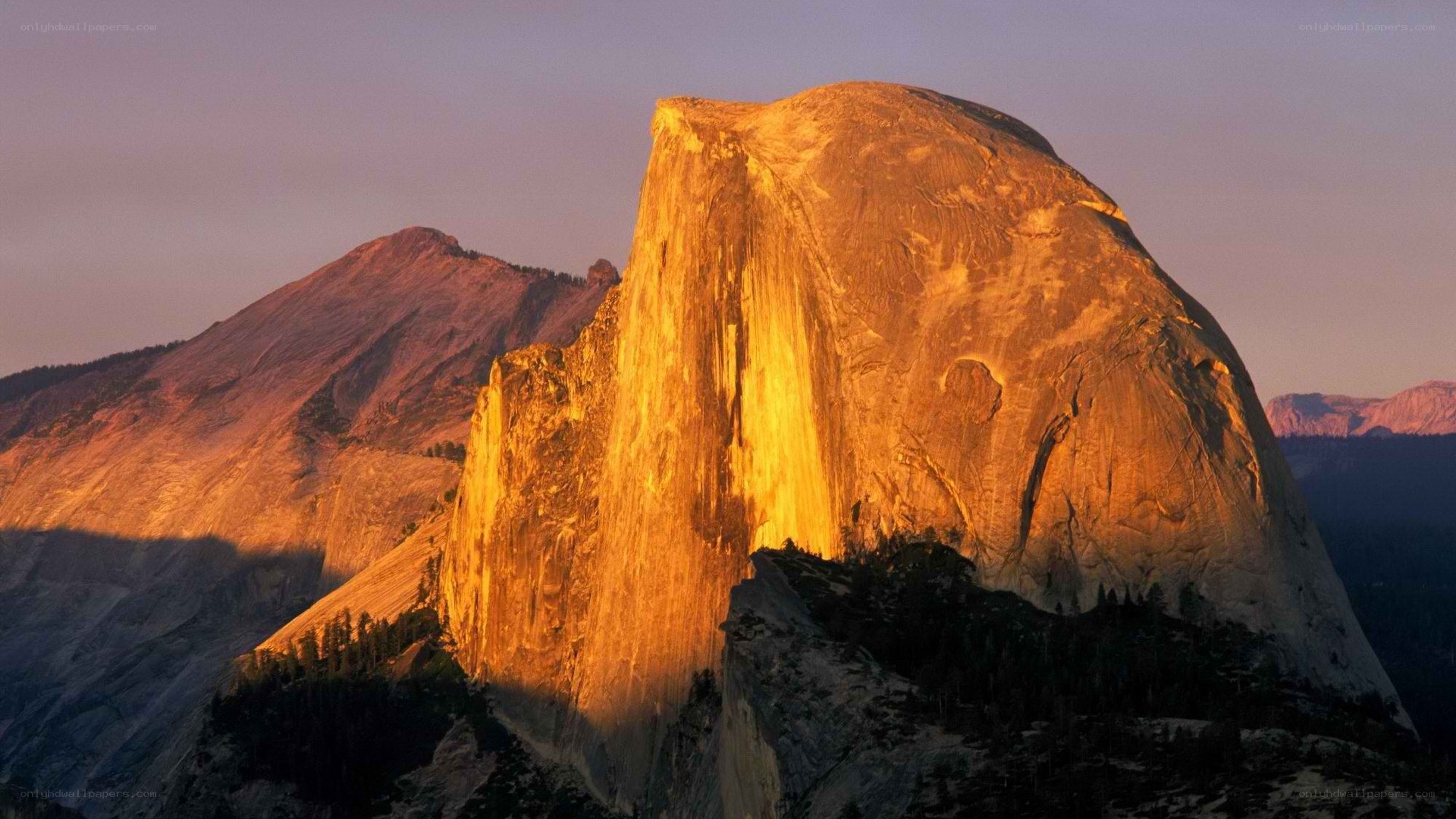 Half Dome at sunrise