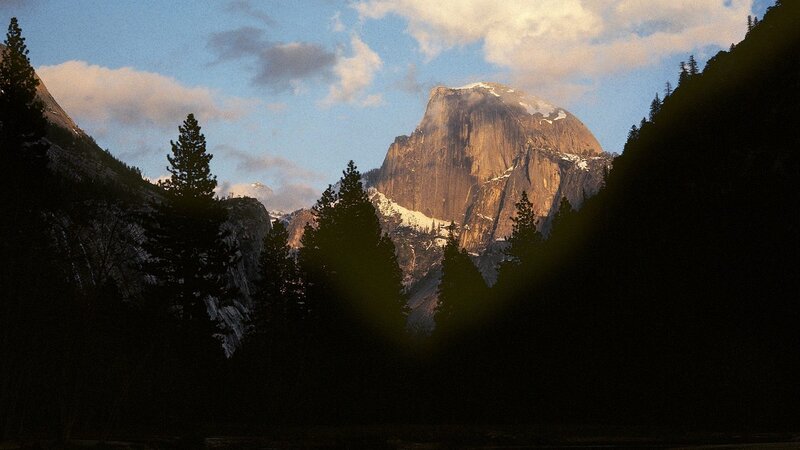 Half Dome at sunset