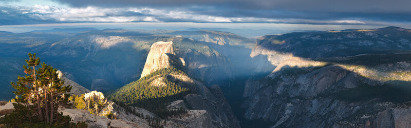 Half Dome in Yosemite — Dramatic