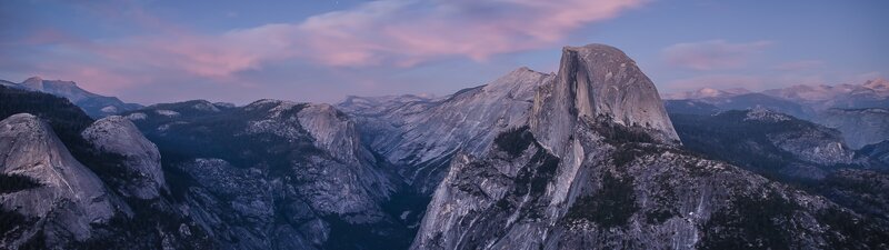 Half Dome in Yosemite — Gray, Serene