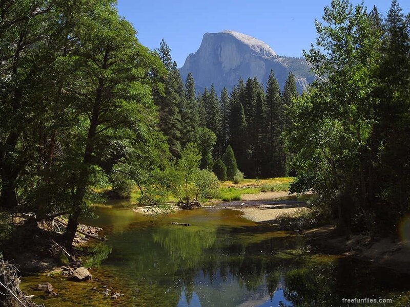 Half Dome in Yosemite — Green